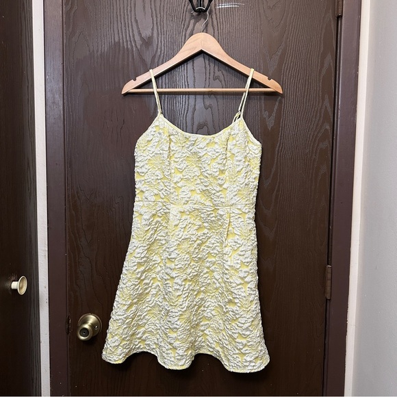 Floreya Tops - Chic Yellow Textured Camisole Top